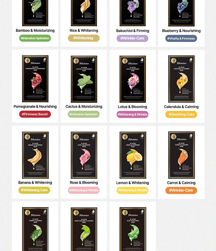 Be Nature Mask Set - 6 Types - Lotus & Blooming