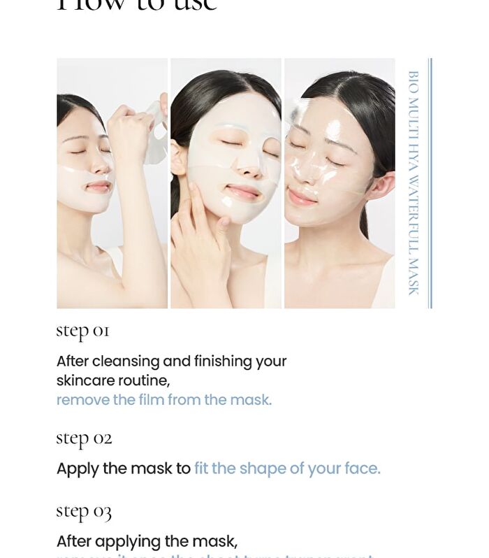 Bio Mask Set - 2 Types - Multi Hya Waterfull