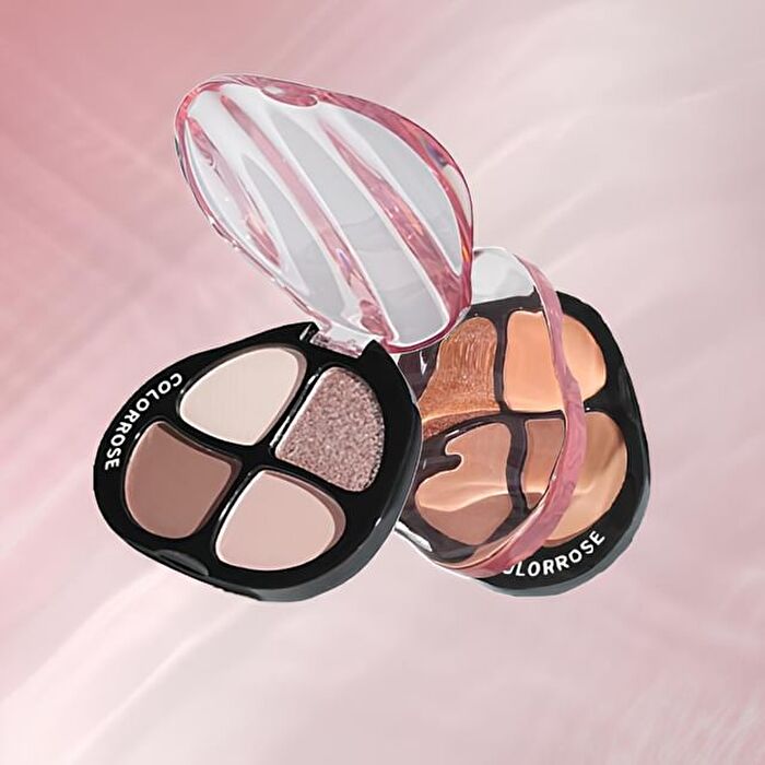 Colorrose Water Ripple 4-Color Pocket Eyeshadow Palette - 5 Types - CR751 Creamy Melon - 6g