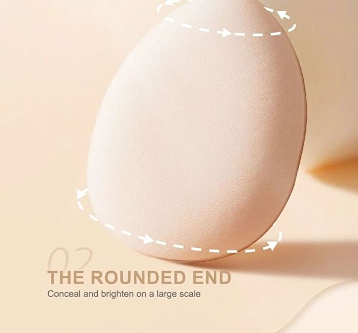 3 Pcs Finger Concealer Puff - #Concealer Puff - 1set