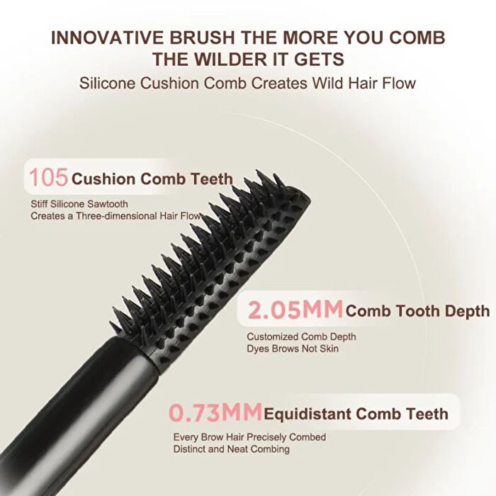 Cushion Comb Brow Mascara - 3 Colors - #002 Natural Brown - 4.5g