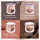 Glazed 4-Shade Eyeshadow Palette - 3 Colors - #07 Wonder Tea - 6.5g