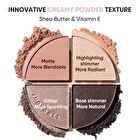 Glazed 4-Shade Eyeshadow Palette - 3 Colors - #07 Wonder Tea - 6.5g