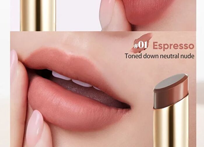 Nappa Slim Matte Lipstick - 5 Colors - #04 Hot Shot - 2g