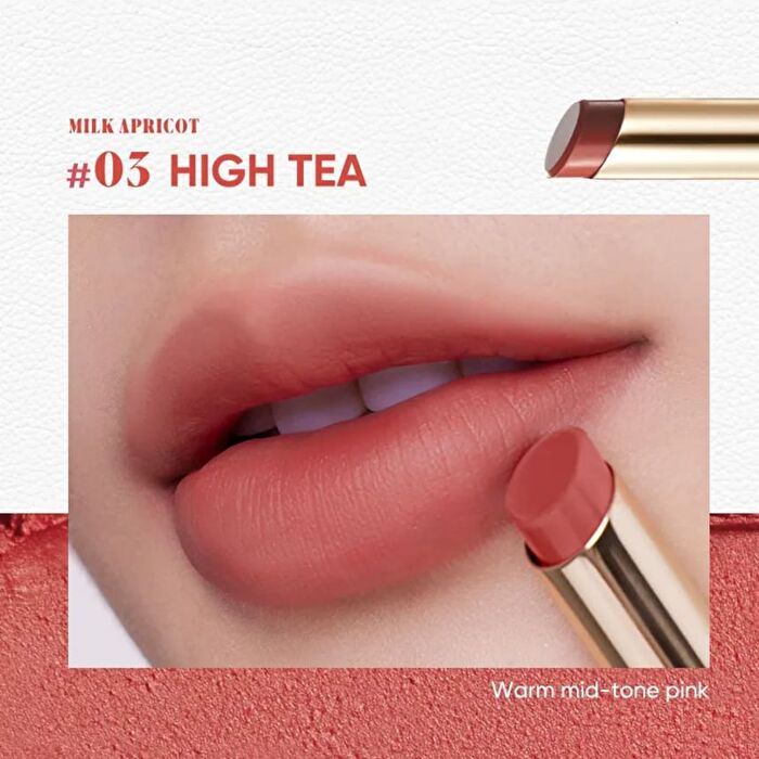 Nappa Slim Matte Lipstick - 5 Colors - #04 Hot Shot - 2g