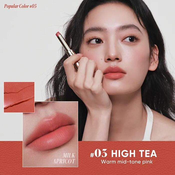 Nappa Slim Matte Lipstick - 5 Colors - #05 Brick Dream - 2g