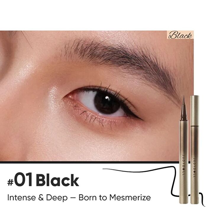 Defined Eyes Liquid Eyeliner Pen - 2 Colors - #01 Black - 0.8ml