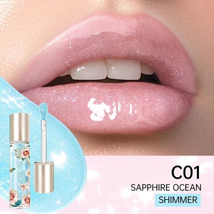 Catkin Serum Plumping Lip Gloss - 10 Colors - #C01 Sapphire Ocean - 3.5ml