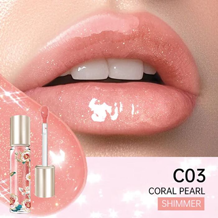 Catkin Serum Plumping Lip Gloss - 10 Colors - #C03 Coral Pearl - 3.5ml