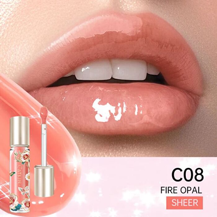 Catkin Serum Plumping Lip Gloss - 10 Colors - #C07 Rose Agate - 3.5ml