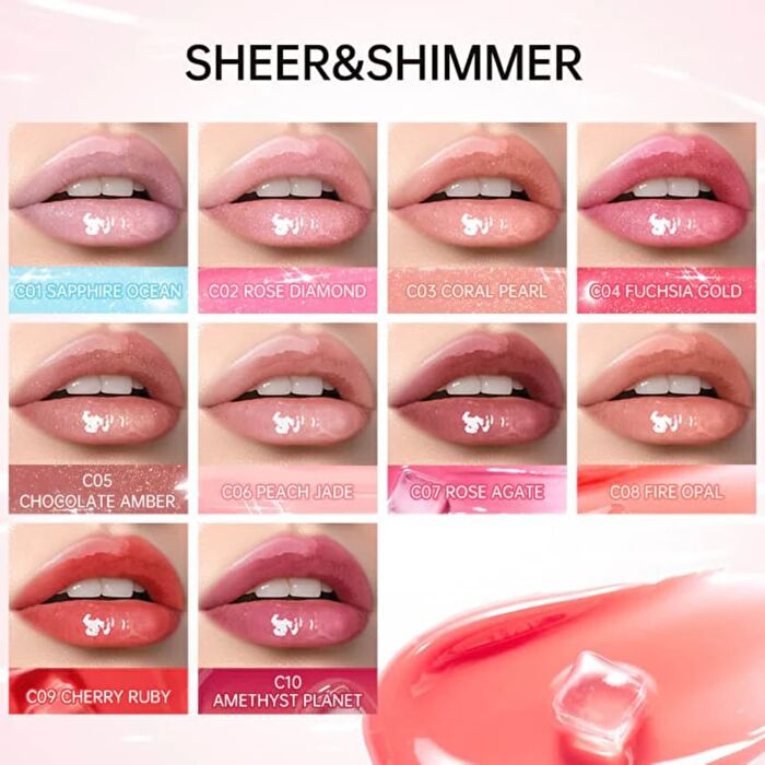 Catkin Serum Plumping Lip Gloss - 10 Colors - #C10 Amethyst Planet - 3.5ml