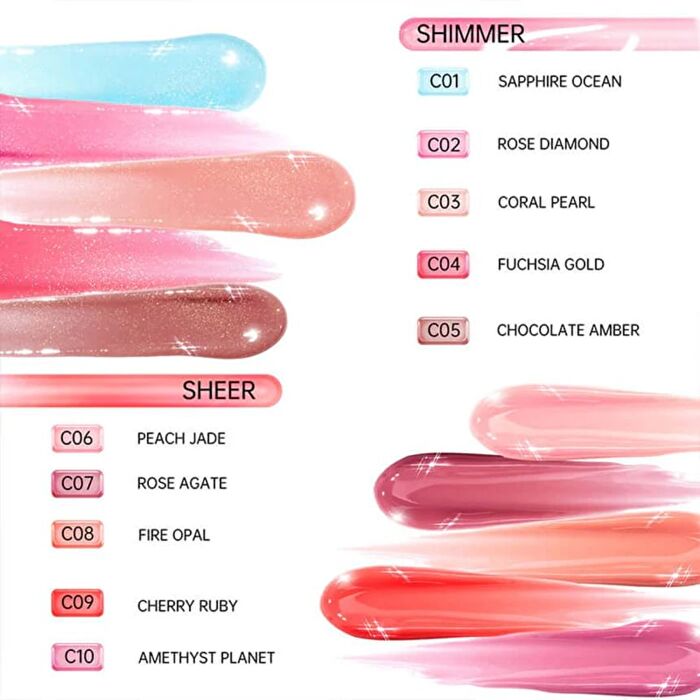 Catkin Serum Plumping Lip Gloss - 10 Colors - #C10 Amethyst Planet - 3.5ml