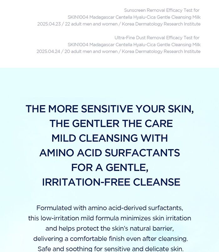 SKIN1004 Madagascar Centella Hyalu-Cica Gentle Cleansing Milk - 200ml