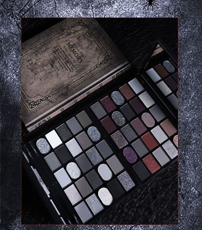 25-Color Gothic Eyeshadow Palette - 2 Types - 101# Crimson Sea - 37g