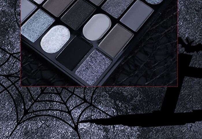 25-Color Gothic Eyeshadow Palette - 2 Types - 101# Crimson Sea - 37g