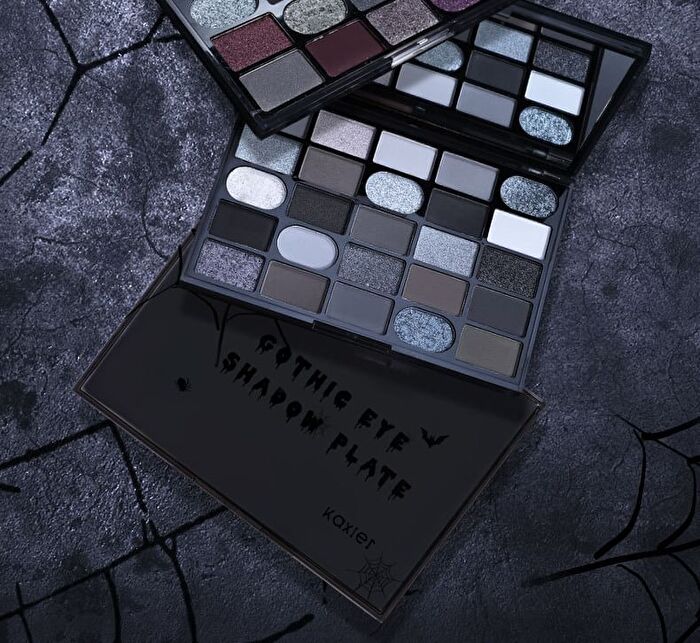 25-Color Gothic Eyeshadow Palette - 2 Types - 101# Crimson Sea - 37g