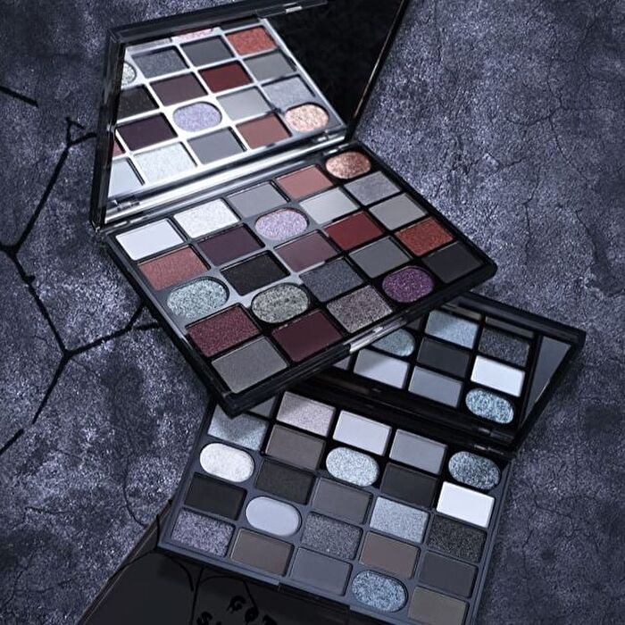 25-Color Gothic Eyeshadow Palette - 2 Types - 101# Crimson Sea - 37g