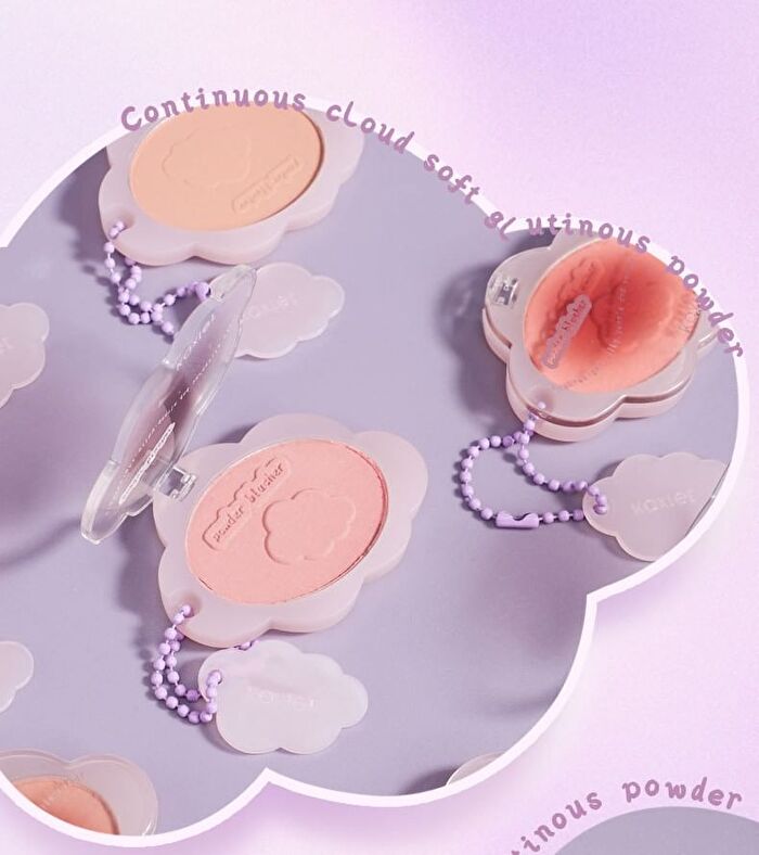 Cloud Keychain Soft Single Blush - 8 Colors - 101# Milk Pink (Powder) - 3.2g