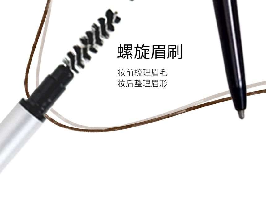 Metallurgical Age Series Wild Brow Pencil - 2 Colors - EB06# Black Tea - 0.05g