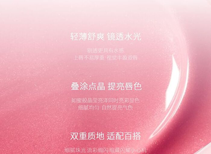 The Loving Series Pearlescent Lip Gloss - 5 Colors - CG02# Sweet Berry - 4.5g