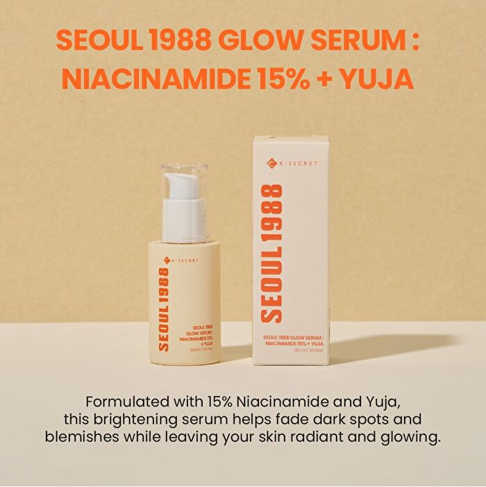 Ksecret SEOUL 1988 Glow Serum : Niacinamide 15% + Yuja - 30ml