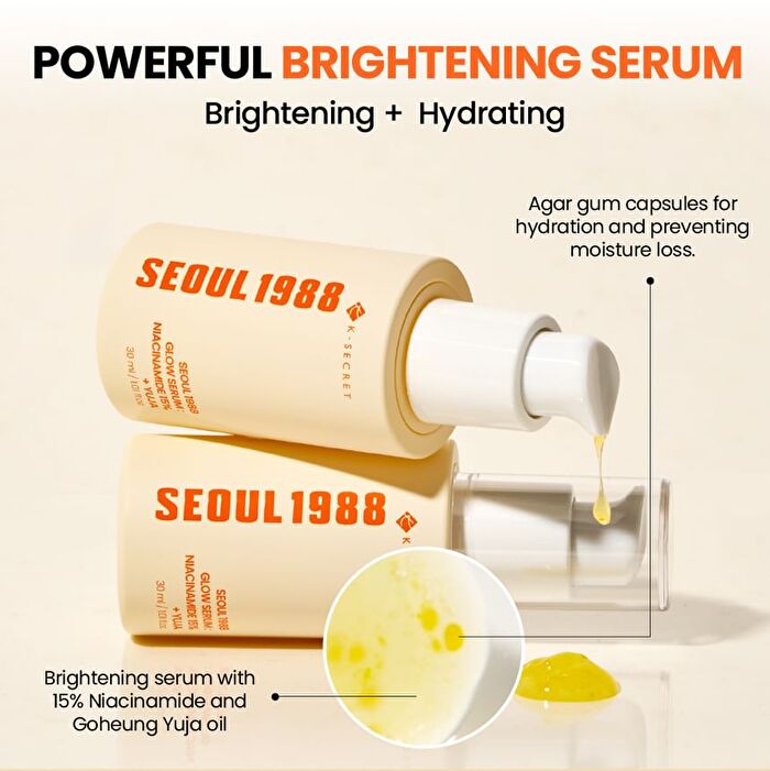Ksecret SEOUL 1988 Glow Serum : Niacinamide 15% + Yuja - 30ml