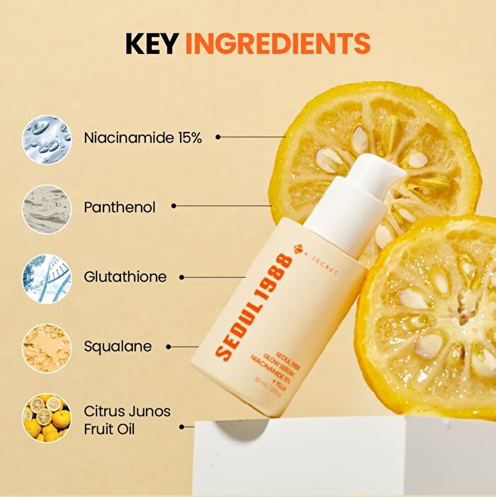 Ksecret SEOUL 1988 Glow Serum : Niacinamide 15% + Yuja - 30ml