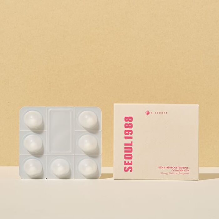 Ksecret SEOUL 1988 Boosting Ball : Collagen 100% - 0.0012oz x 7 capsules