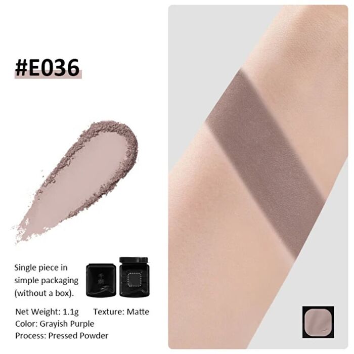 Customizable Single-Color Eyeshadow Palette - 23 Colors - #C608 - 1g