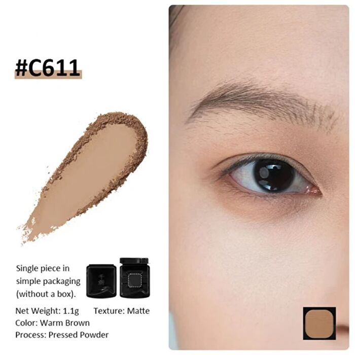 Customizable Single-Color Eyeshadow Palette - 23 Colors - #C612 - 2.8g