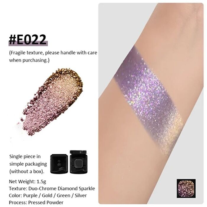 Customizable Single-Color Eyeshadow Palette - 23 Colors - #E006 - 0.8g