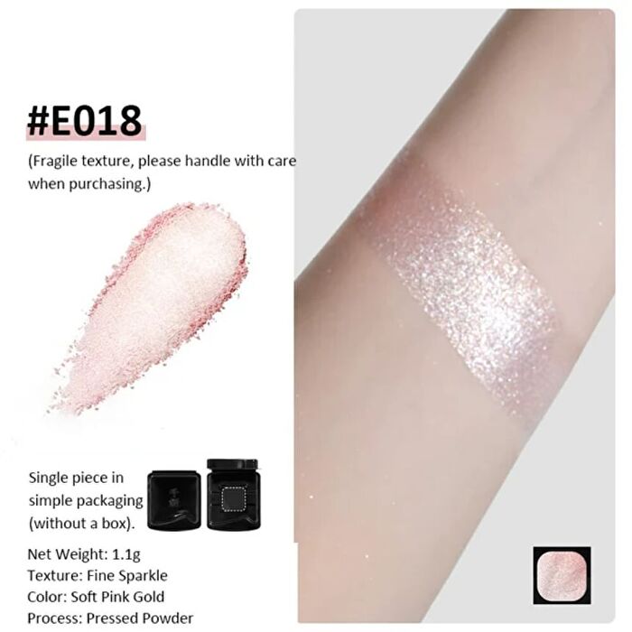 Customizable Single-Color Eyeshadow Palette - 23 Colors - #E036 - 1.1g