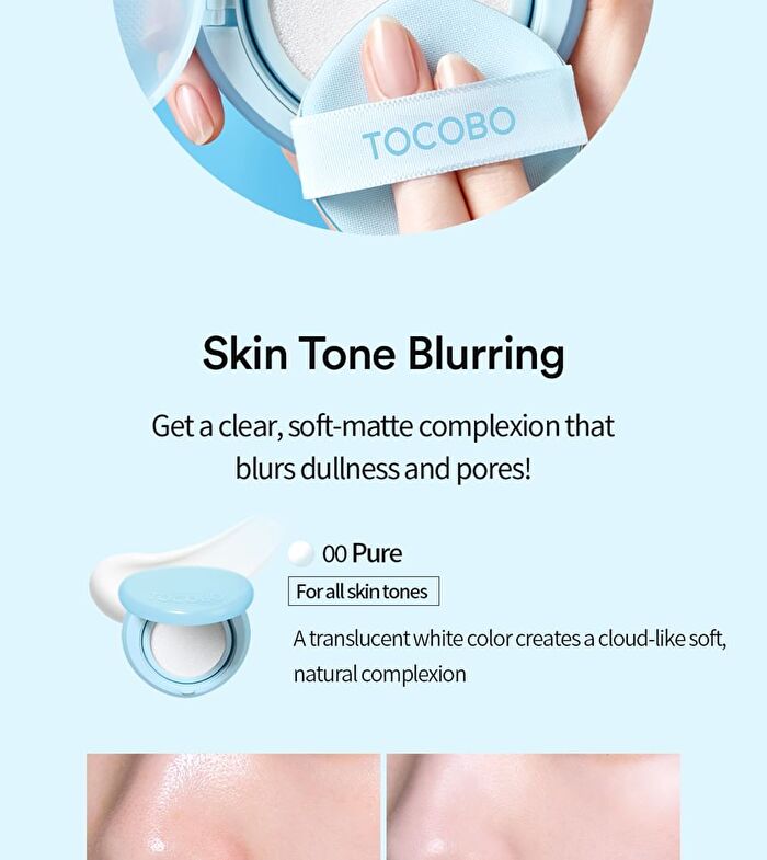 Blur Finish Sun Cushion - 2 Types - #00 Pure