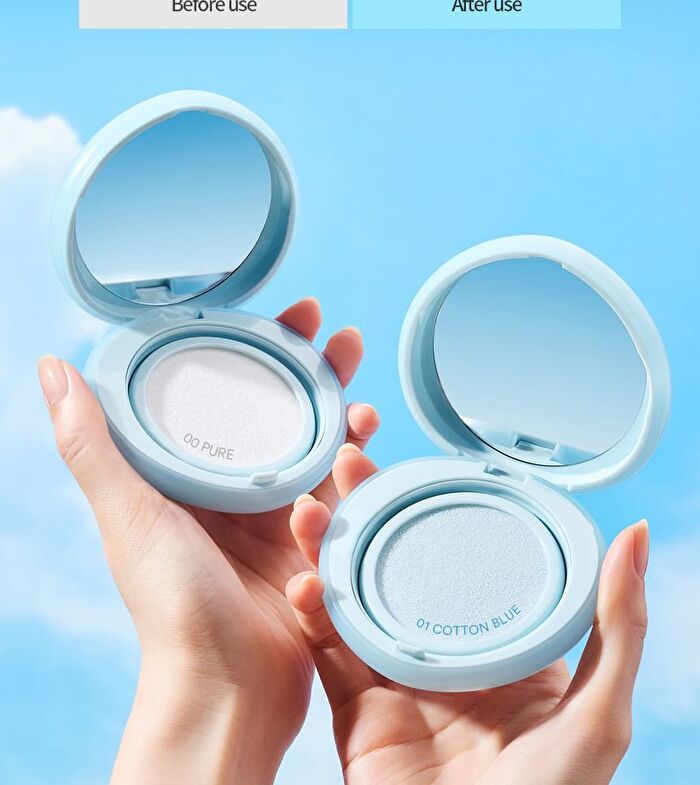 Blur Finish Sun Cushion - 2 Types - #00 Pure