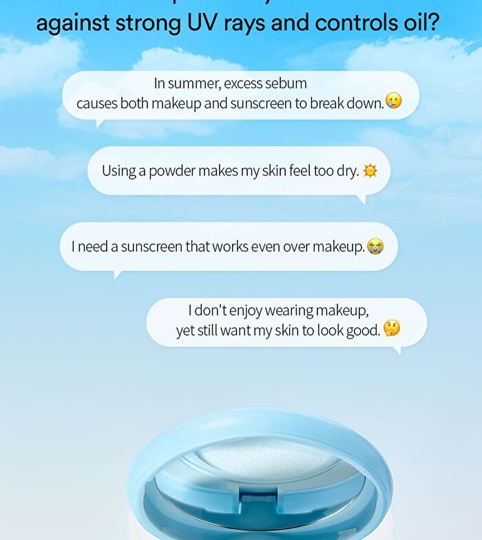Blur Finish Sun Cushion - 2 Types - #01 Cotton Blue