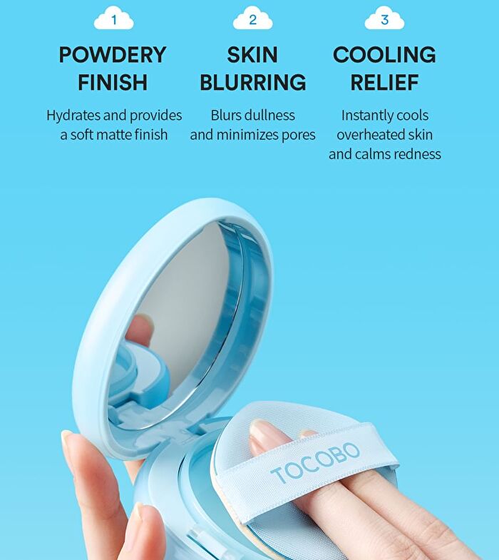 Blur Finish Sun Cushion - 2 Types - #01 Cotton Blue