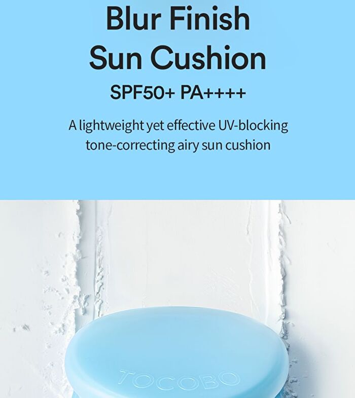 Blur Finish Sun Cushion - 2 Types - #01 Cotton Blue