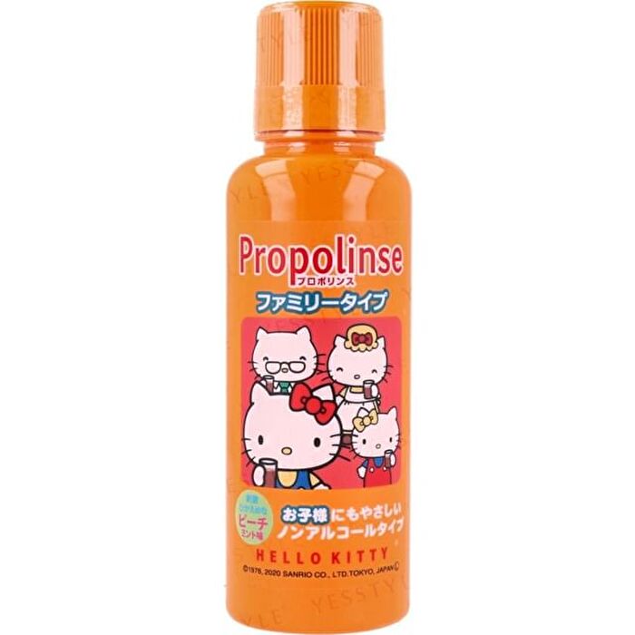 Sanrio Hello Kitty Propolinse Family Mouth Wash Peach-Mint - 150ml