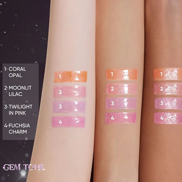 Dazzle Crush Lip Oil - 4 Colors - #01 Coral Opal - 7ml