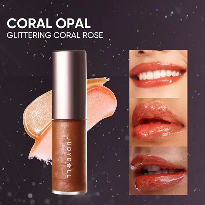 Dazzle Crush Lip Oil - 4 Colors - #01 Coral Opal - 7ml