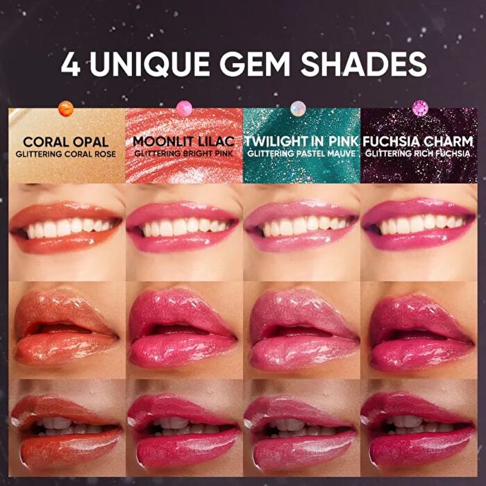 Dazzle Crush Lip Oil - 4 Colors - #03 Twilight In Pink - 7ml