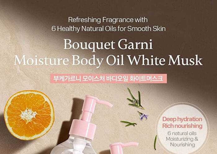 Bouquet Garni Moisture Body Oil White Musk - 300g