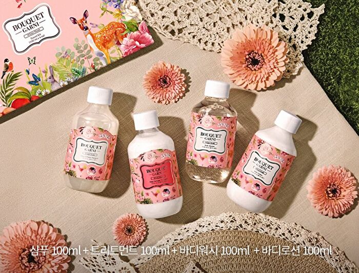Bouquet Garni Hair & Body Travel Kit White Musk - 100ml x 4 pcs