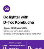 Green Monster D-Toc Kombucha - 6 Types - Sweet Sapphire