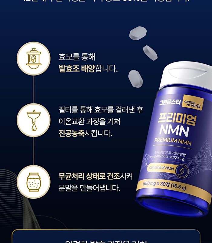 Premium NMN - 550mg x 60 tablets