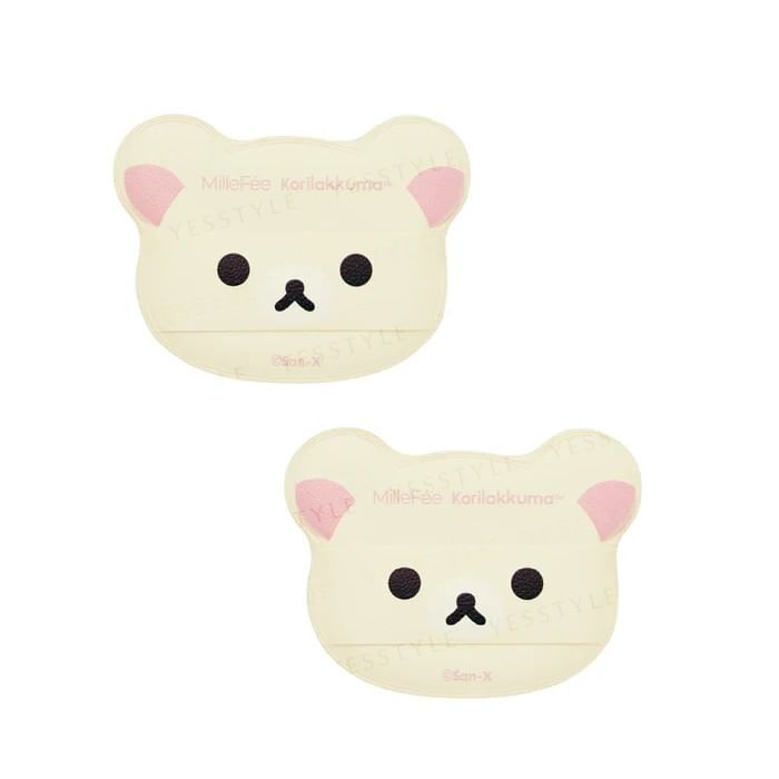 San-X Rilakkuma Korilakkuma Silky Fit Puff - 2 pcs