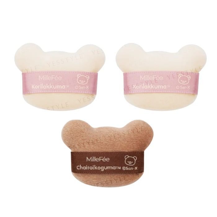 San-X Rilakkuma Korilakkuma & Chairoikoguma Puff - 1 set