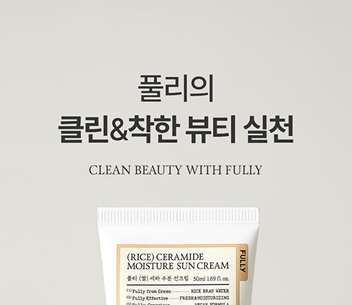 Fully Rice Ceramide Moisture Sun Cream - 50ml