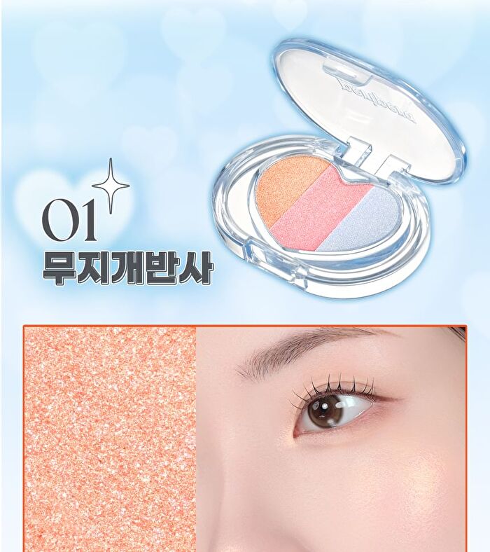 peripera Heart Pocketbeam - 2 Types - #02 Cool Lighting