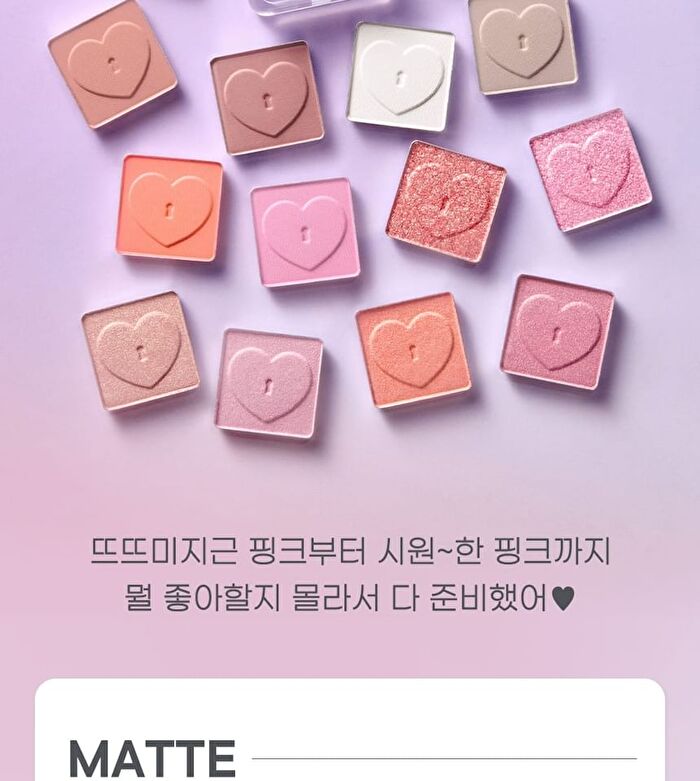 peripera Heart Pocket Single - 20 Colors - M05 Spring Semester
